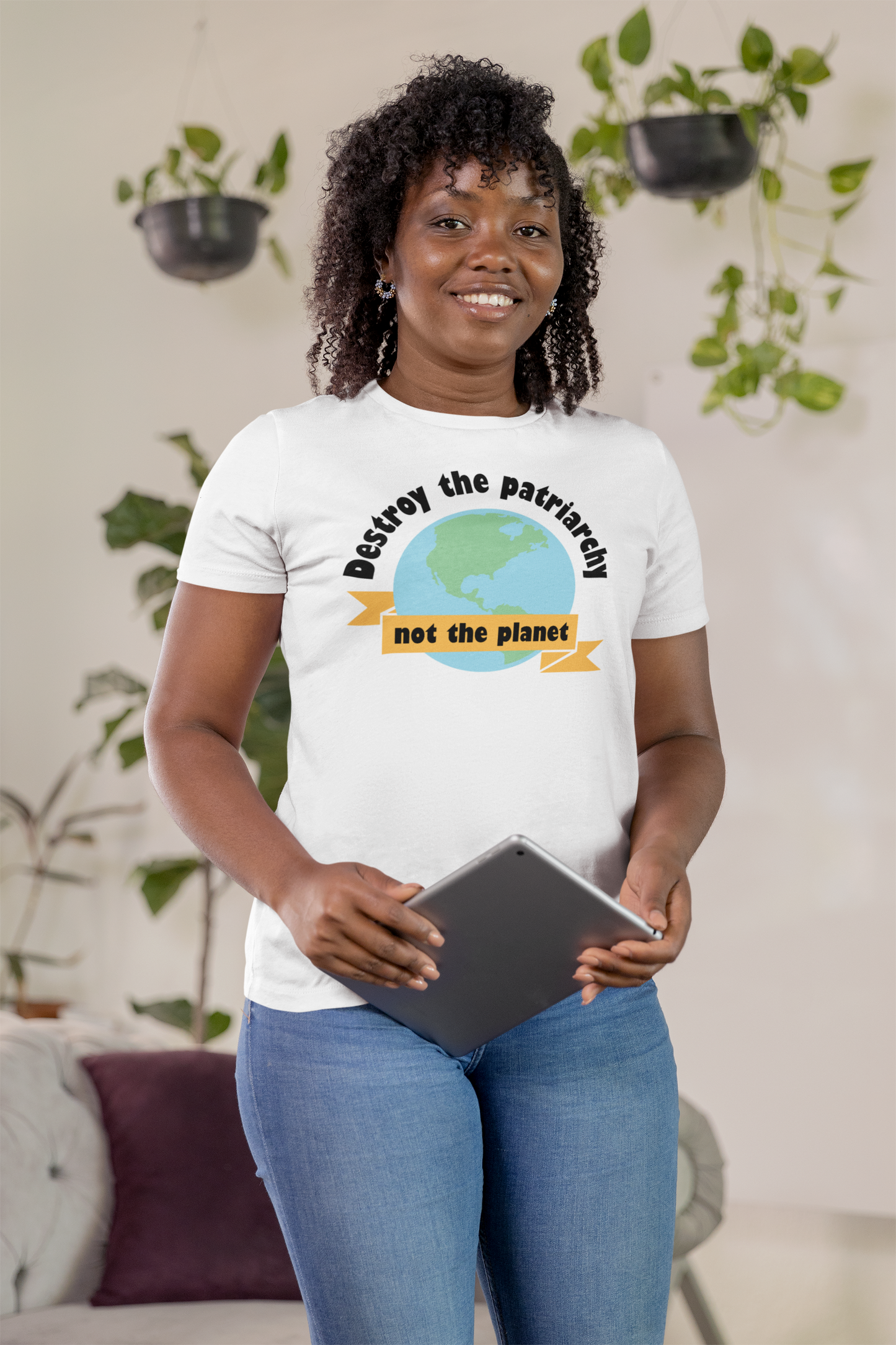 Destroy the Patriarchy Not the Planet Activism Feminist Shirt | All Sizes