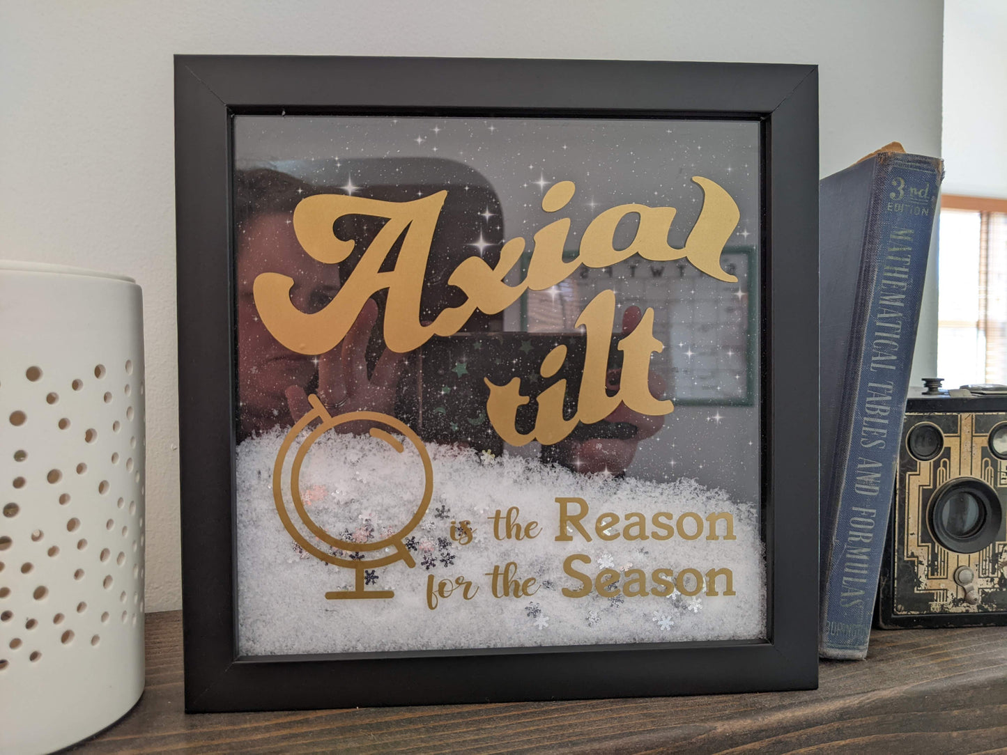 Axial Tilt is the Reason for the Season Frame Display Decor