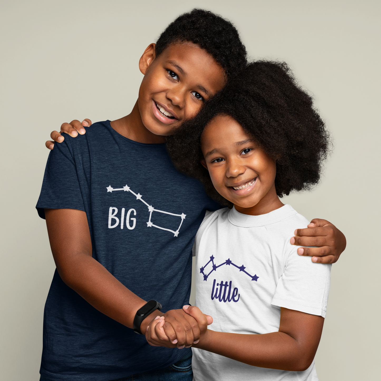 Big Dipper & Little Dipper Sibling Shirt Set