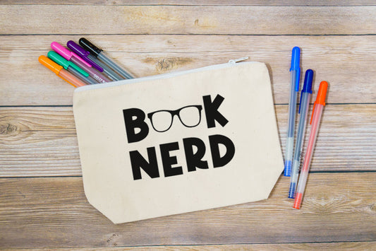 Book Nerd Zip Pouch