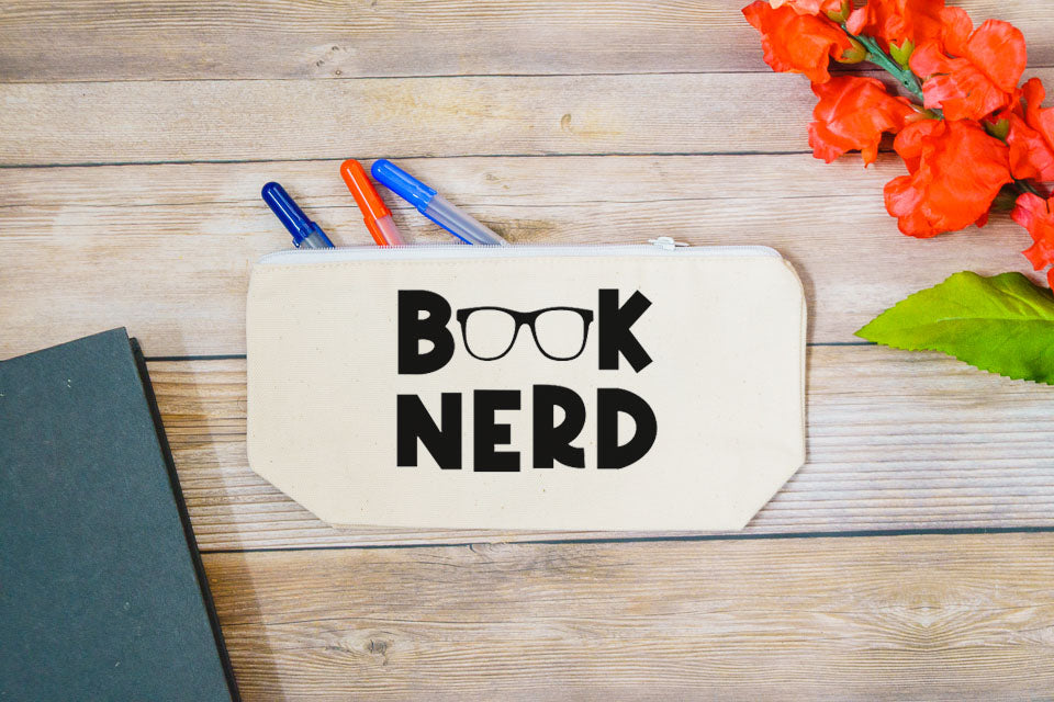 Book Nerd Zip Pouch