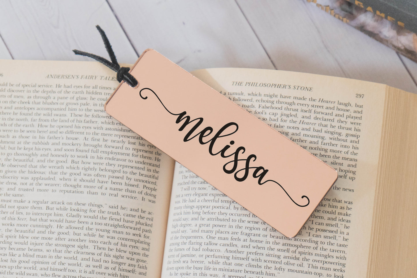 Custom Name Bookmark - Rose Gold