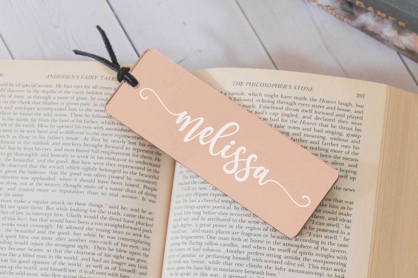 Custom Name Bookmark - Rose Gold