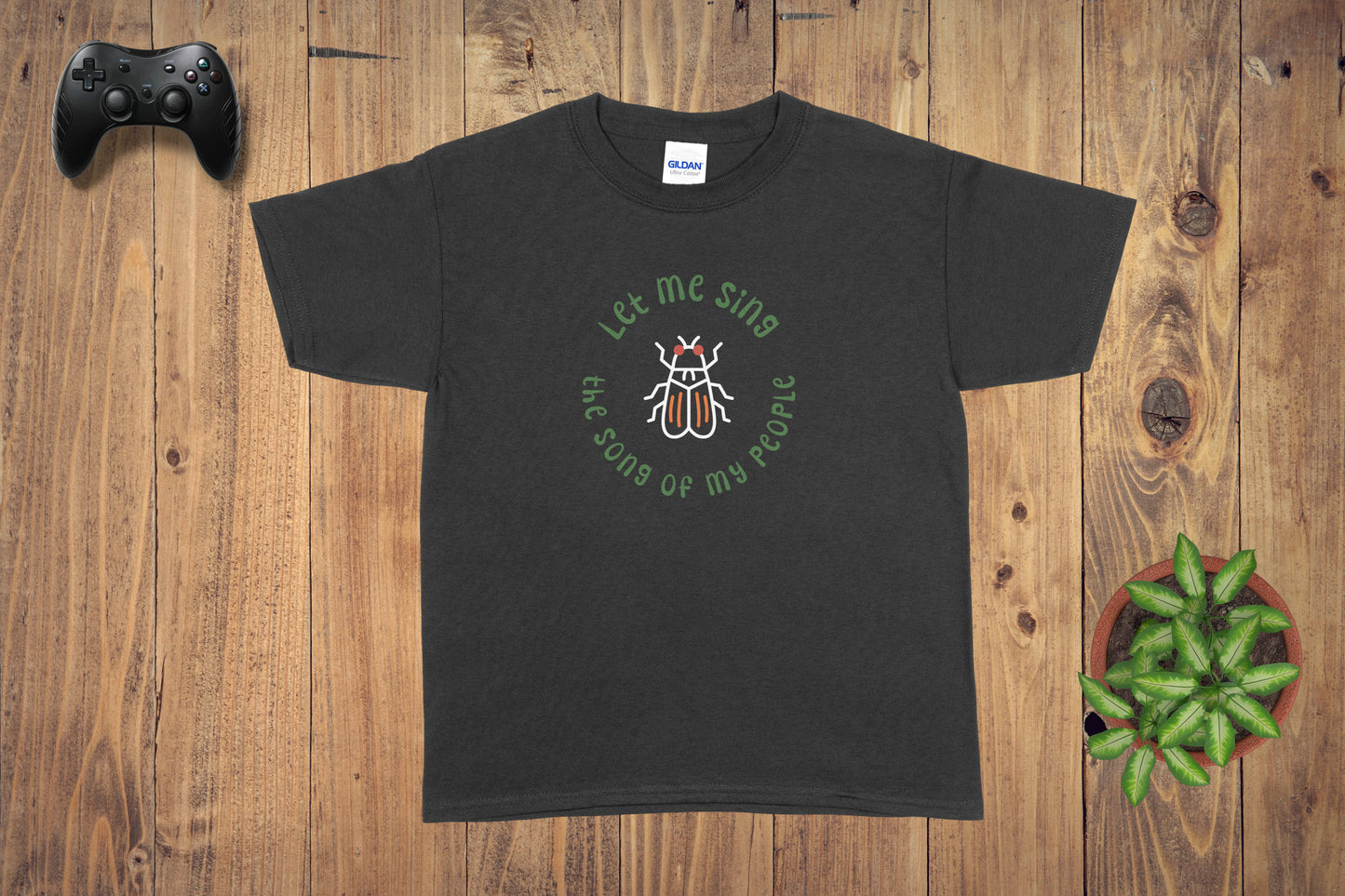 Let Me Sing The Song of my People Cicada Shirt