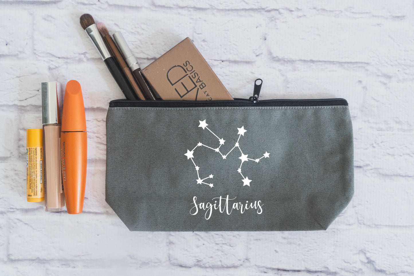 Personalized Zodiac Constellation Zip Pouch