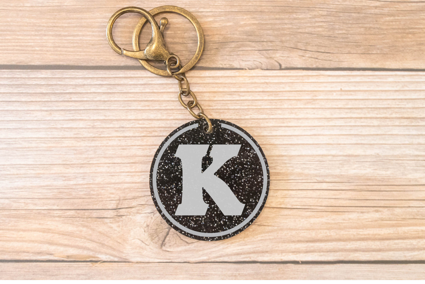 Galaxy Initial Keychain