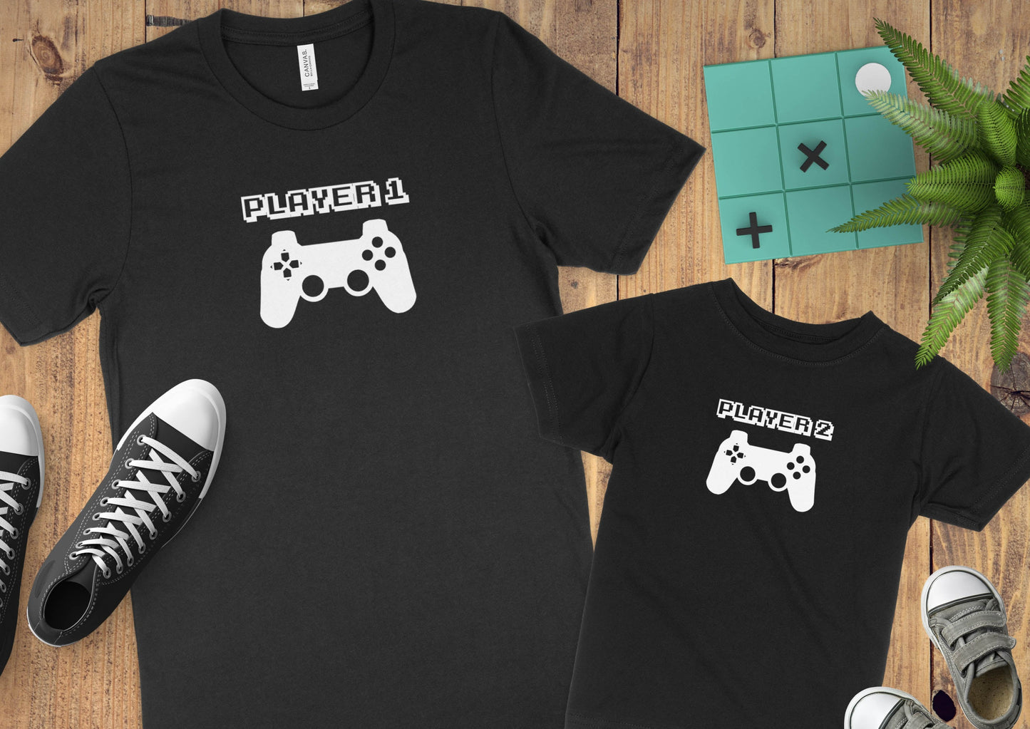 Game Controllers Family Shirt Set