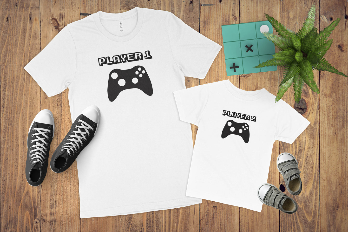 Game Controllers Family Shirt Set