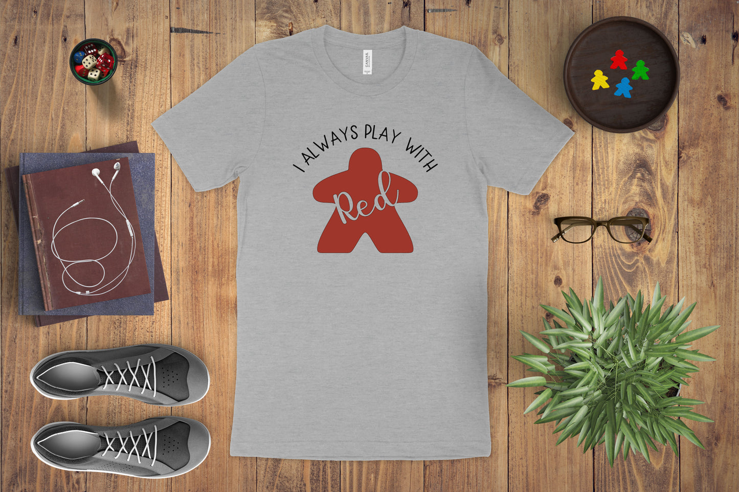 I Always Play With This Color Board Game Shirt | All Sizes | Short & Long Sleeves