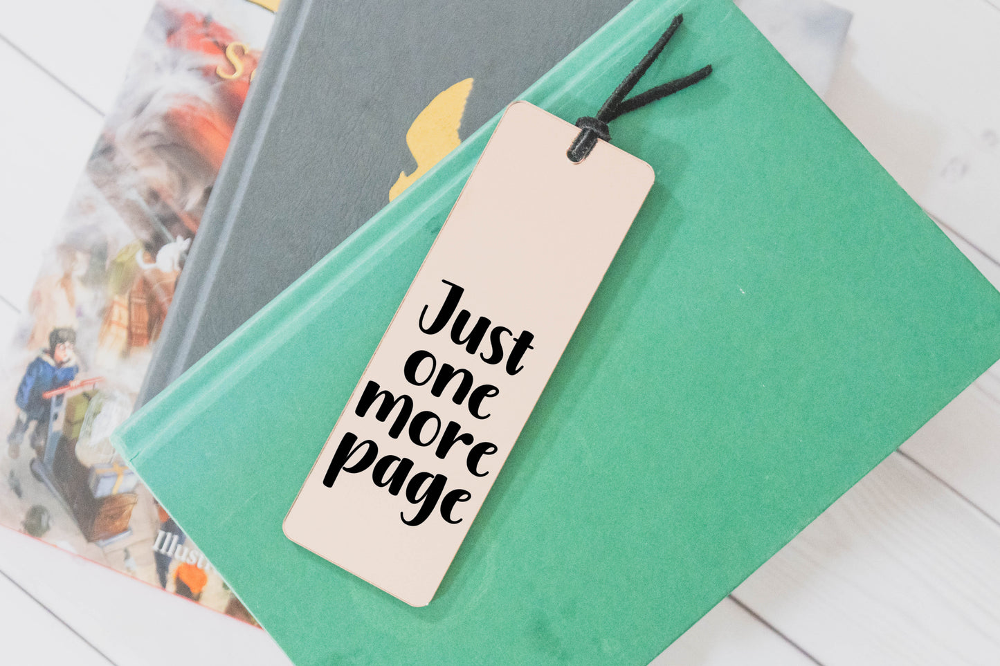 Just One More Page Bookmark - Rose Gold