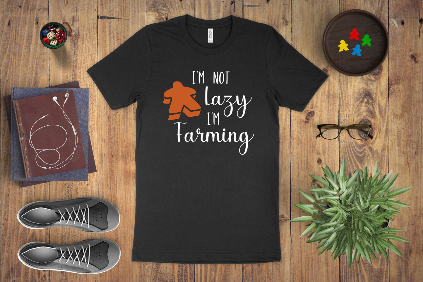 I'm Not Lazy, I'm Farming Board Game Shirt | All Sizes