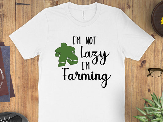 I'm Not Lazy, I'm Farming Board Game Shirt | All Sizes