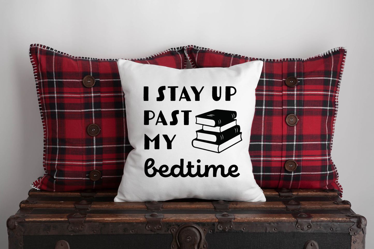 I Stay Up Past My Bedtime Pillow - Multiple Sizes