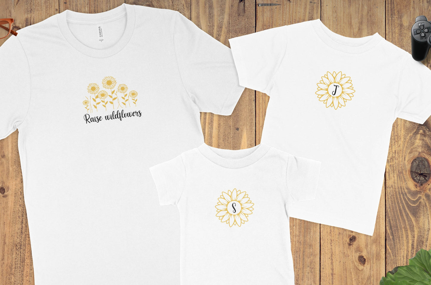 Raise Wildflowers Sunflower Family Shirt Set | Proceeds to support Ukraine Refugees