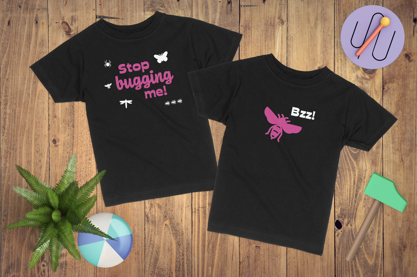 Stop Bugging Me Sibling Shirt Set