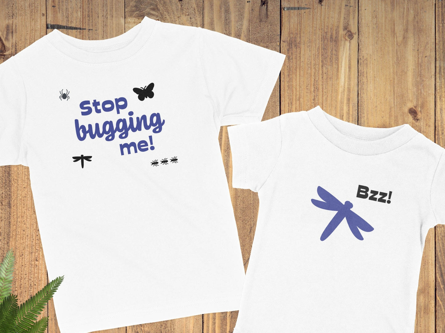 Stop Bugging Me Sibling Shirt Set